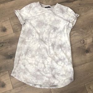 F21 TEE SHIRT DRESS TIE-DYE